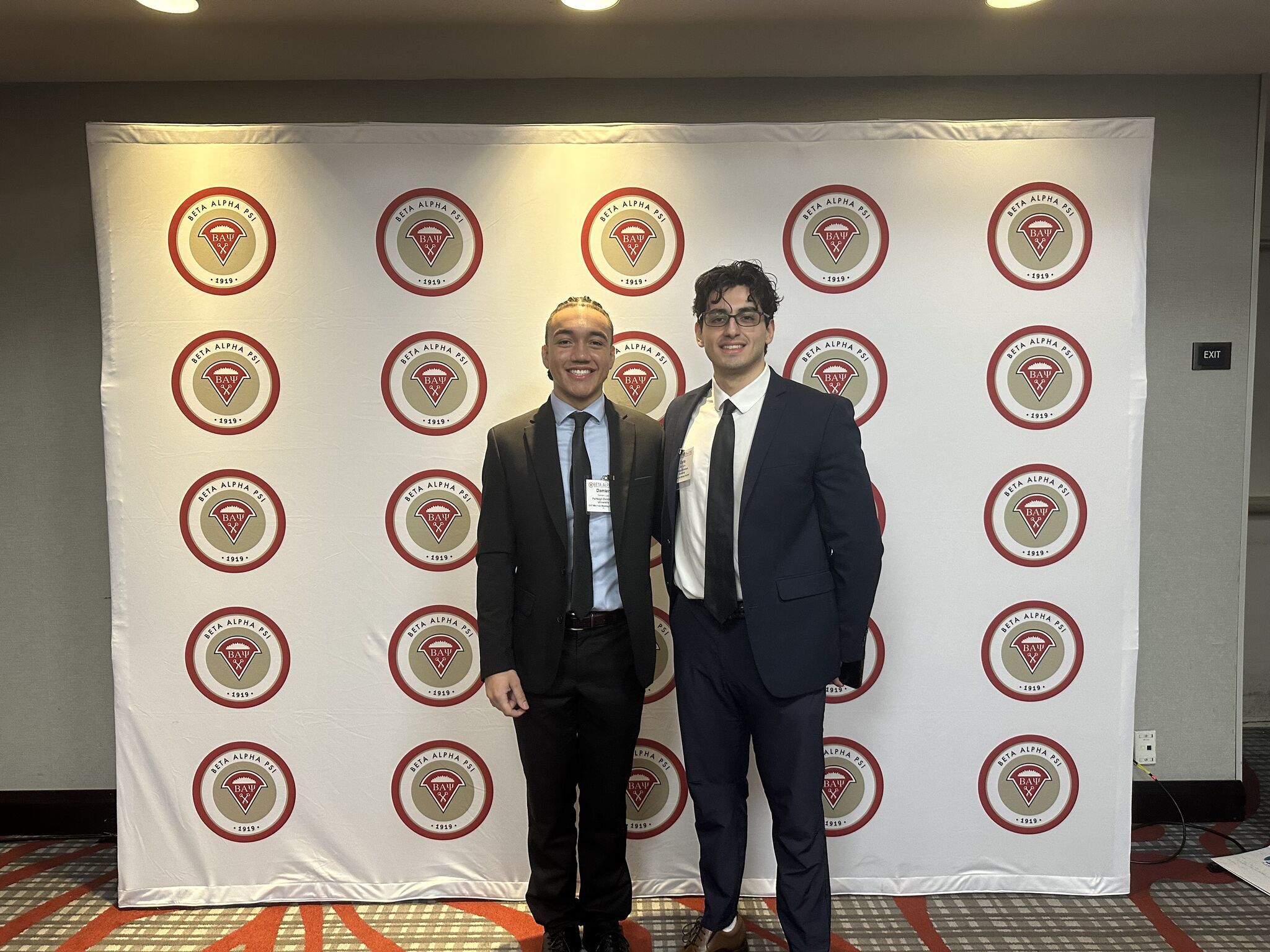 Damien Lugo and Carlo Trujillo at the BAP Mid-Year Meeting, Cincinnati 2026
