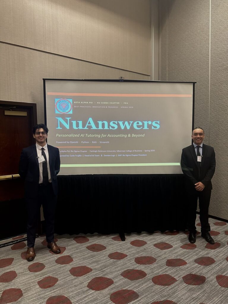 Damien Lugo and Carlo Trujillo presenting NuAnswers at BAP Regional Mid-Year Meeting